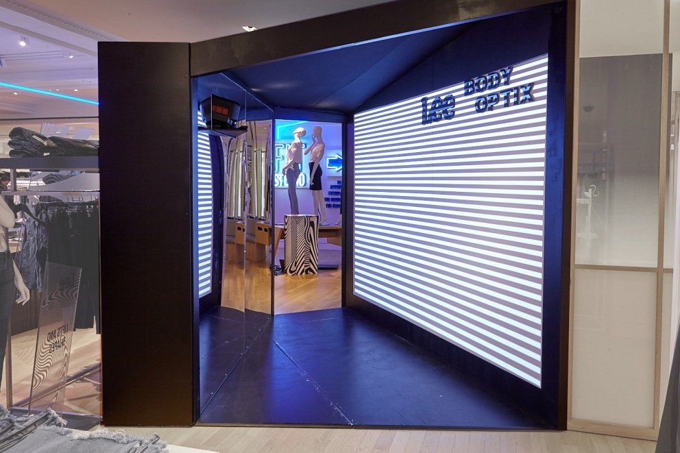 Lee Jeans Body Optix Selfridges Pop Up | Pop Up Experience | Interior Designers